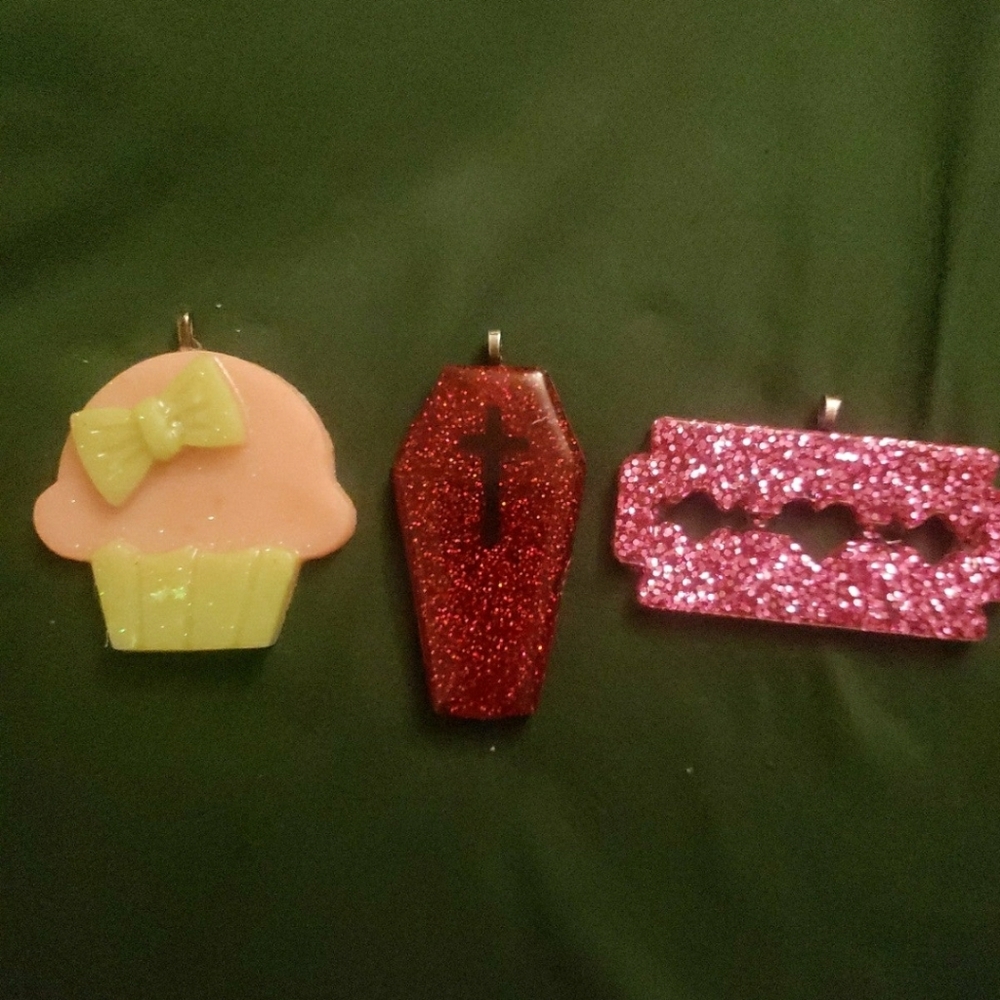 Kawii emo goth Pendents